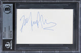 F. Murray Abraham The Grand Budapest Hotel Signed 3x5 Index Card BAS Slabbed