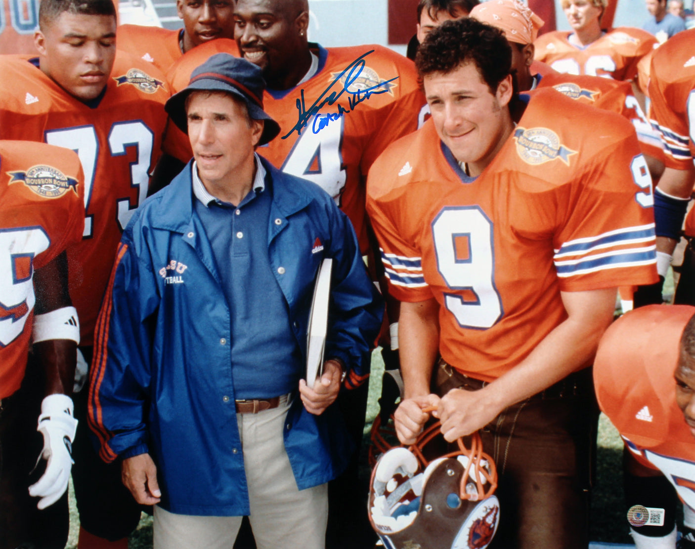 Henry Winkler The Waterboy "Coach Klein" Signed 16x20 Horizontal Photo BAS 1