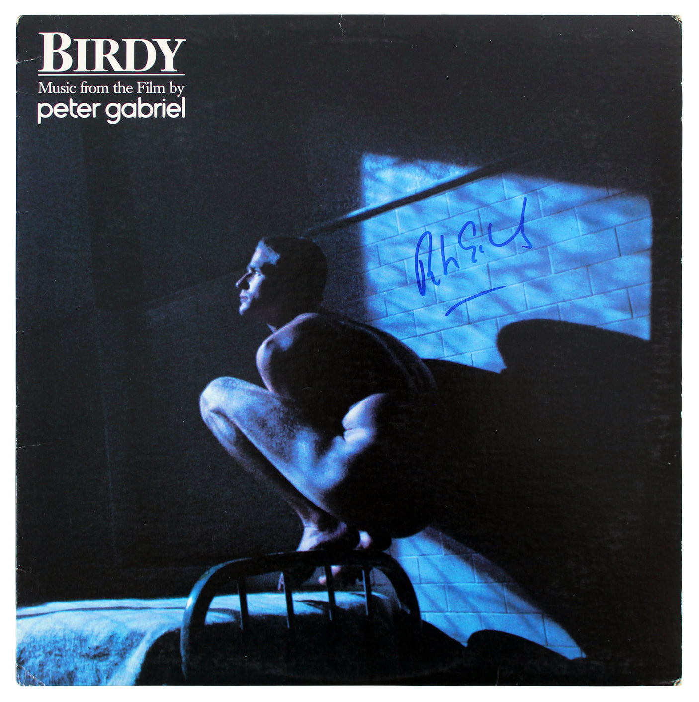 Peter Gabriel Authentic Signed Birdy Album Cover Autographed BAS #BF88169