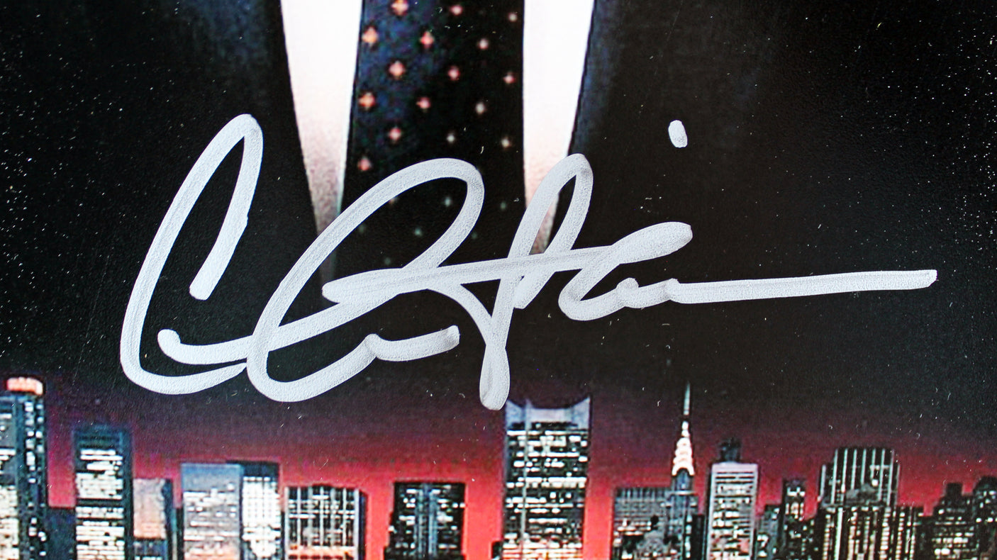 Charlie Sheen Wall Street Authentic Signed 12x18 MMP Photo BAS Witnessed