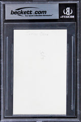 Irene Cara Fame "Best Wishes" Signed 3x5 Index Card Autographed BAS Slabbed 2