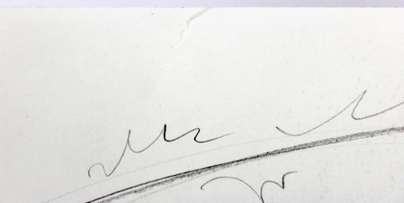 Greg Hildebrandt Signed Original 11.5x18 Hand Drawn Sketch BAS #E67739
