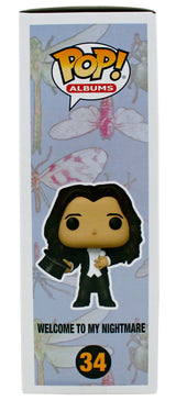 Alice Cooper Signed Funko Pop Vinyl Figure #34 w/ Yellow Sig BAS Witnessed