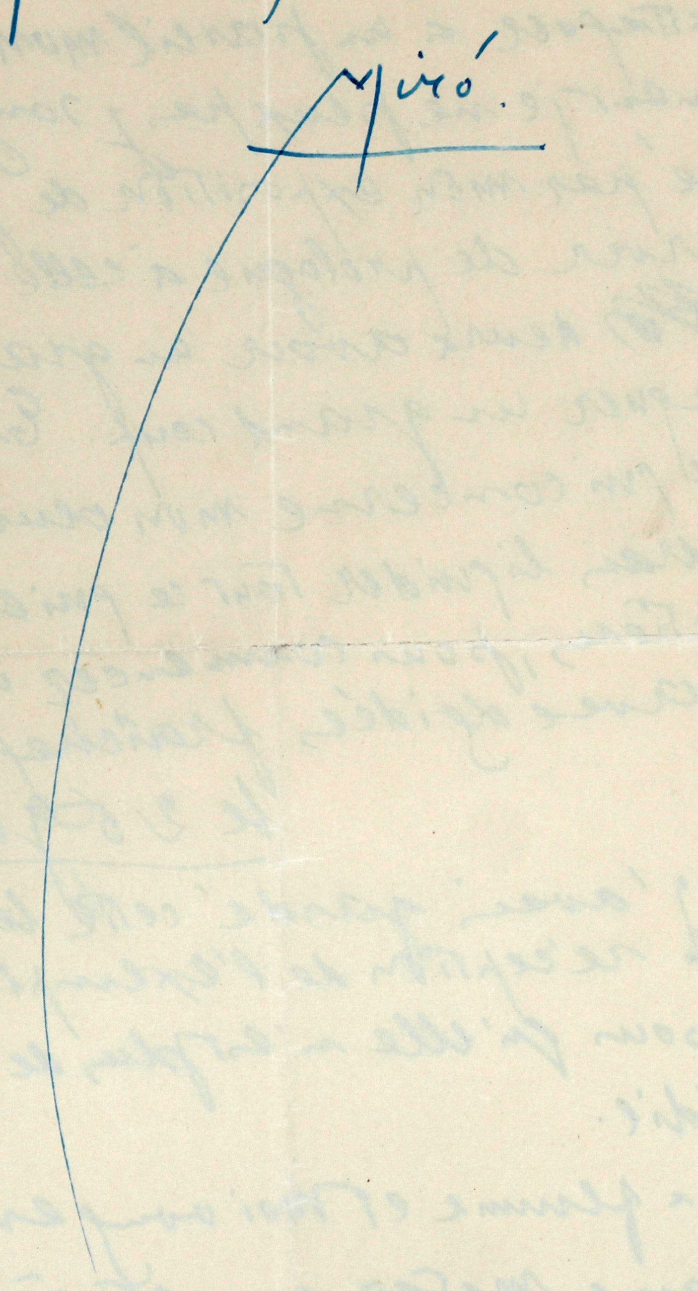 Joan Miro Authentic Signed 8.5x11 1959 4 Page Handwritten Letter BAS #AC26717
