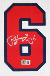 Knicks Patrick Ewing Signed White M&N 1992 USA Authentic Jersey BAS #BV01199