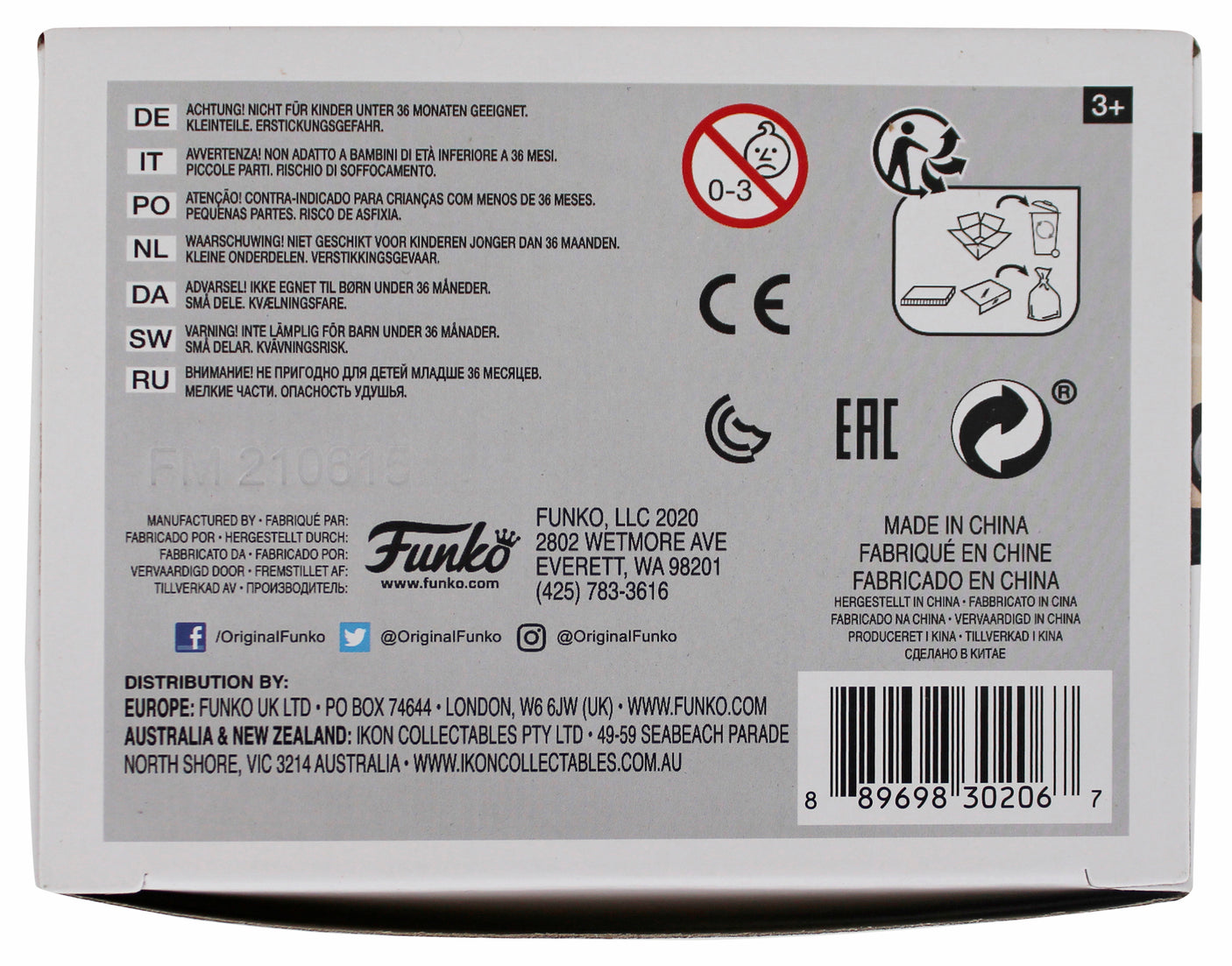 Alice Cooper "Poison" Signed Funko Pop Vinyl Figure #68 w/ Red Sig BAS Witnessed