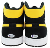 Lakers Magic Johnson Signed 2018 Nike Air Jordan 1 Size 15 Shoes BAS Witnessed