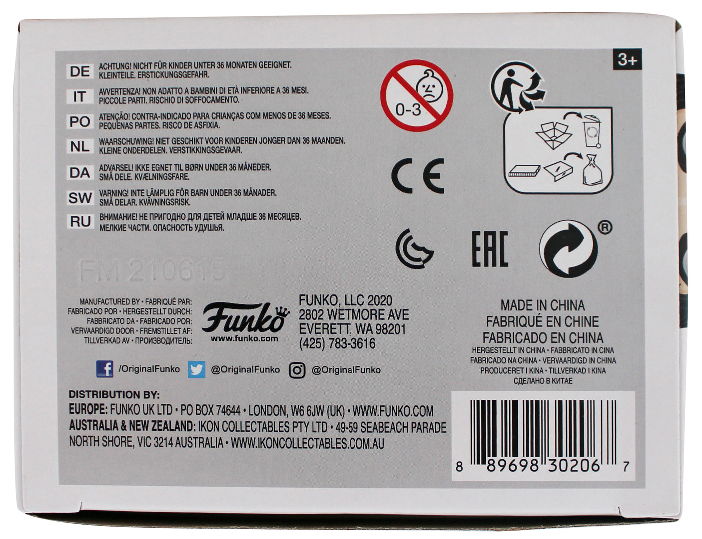 Alice Cooper "I'm 18" Signed Funko Pop Vinyl Figure #68 w/ Red Sig BAS Witnessed