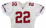 Cardinals Emmitt Smith Signed Game Worn 9/14/03 White Reebok Jersey Prova & BAS