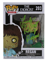 Linda Blair The Exorcist "Regan" Signed Funko Pop Vinyl Figure w/ Green Sig BAS