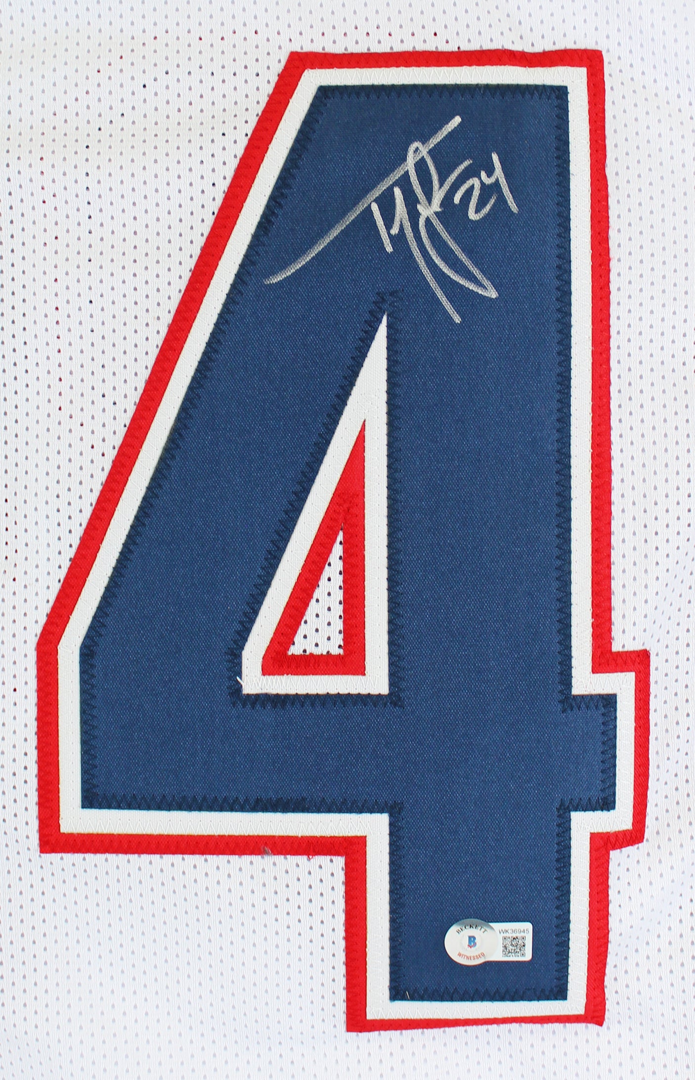 Ty Law Authentic Signed White Pro Style Jersey Autographed BAS Witnessed