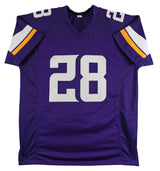 Adrian Peterson Authentic Signed Purple Pro Style Jersey BAS Witnessed