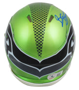 Seahawks Brian Bosworth Authentic Signed Flash Speed Mini Helmet BAS Witnessed