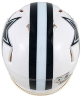 Cowboys Dak Prescott Signed 2022 Alt White Speed Mini Helmet BAS Witnessed
