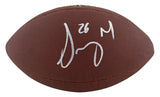 Rams Sony Michel Authentic Signed Wilson Super Grip Nfl Football BAS Witness