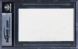 Sean Connery James Bond 007 Signed 3x5 Index Card Auto Graded 10! BAS Slabbed