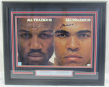 Muhammad Ali Joe Frazier Signed Auto Autograph Framed Photo JSA LOA XX11534