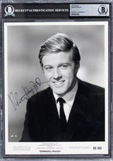 Robert Redford Downhill Racer Authentic Signed 8x10 Promo Photo BAS Slabbed