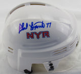 Phil Esposito Signed Auto Autograph Rangers Mini Helmet JSA Certified III