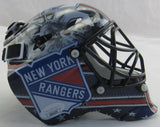 Mike Richter Signed Auto Rangers Mini Helmet JSA Witness COA