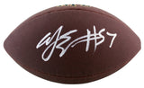 Bills A.J. Epenesa Authentic Signed Wilson Super Grip Nfl Football BAS Witnessed