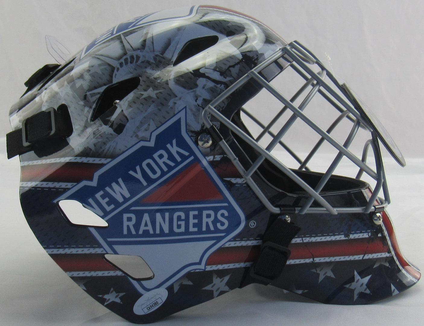 Mike Richter New York Rangers Signed Auto Full Size Helmet JSA Witness COA