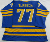 Pierre Turgeon Buffalo Sabres Signed Auto Jersey JSA COA