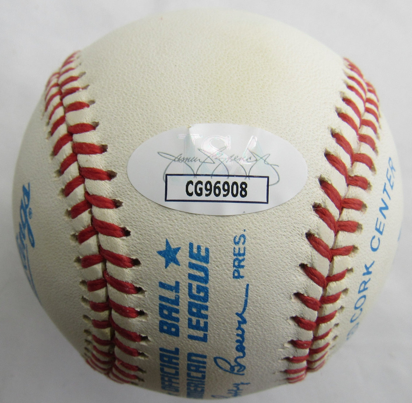 Cal Ripken Signed Auto Baseball JSA CG96908