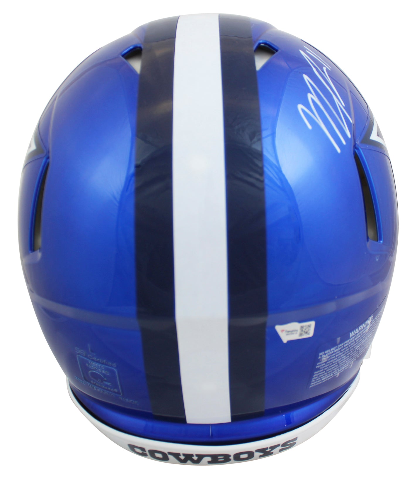 Cowboys Micah Parsons Signed Flash F/S Speed Proline Helmet w/ Case Fanatics