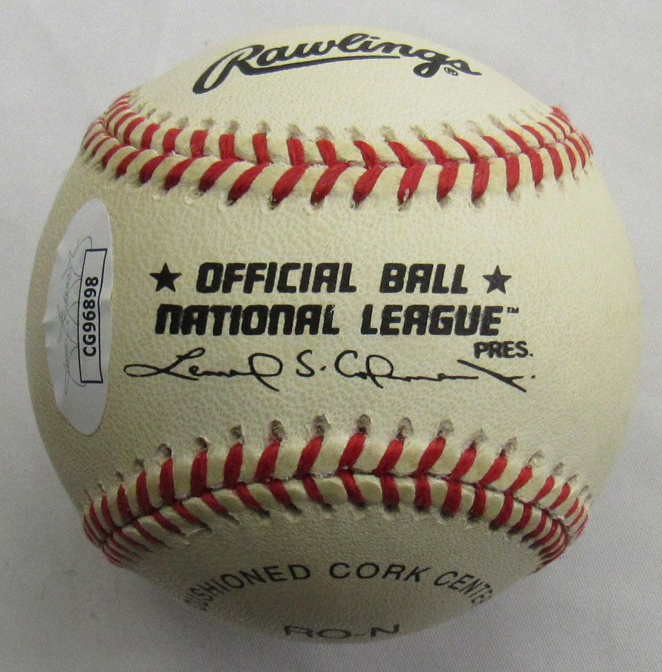 Eddie Mathews Signed Auto Baseball JSA CG96898