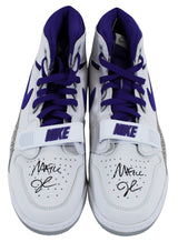 Lakers Magic Johnson Signed 2018 Nike Air Jordan Legacy 312 Shoes BAS Witness 1