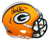 Packers Sterling Sharpe Authentic Signed Speed Mini Helmet BAS Witnessed