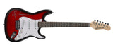 Alice Cooper Authentic Signed Red Sunburst Electric Guitar BAS Witnessed