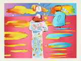 Peter Max "Warm Regards 1981" Authentic Signed 21.5x28 Artist Proof BAS #A72875