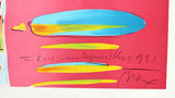 Peter Max "Warm Regards 1981" Authentic Signed 21.5x28 Artist Proof BAS #A72875