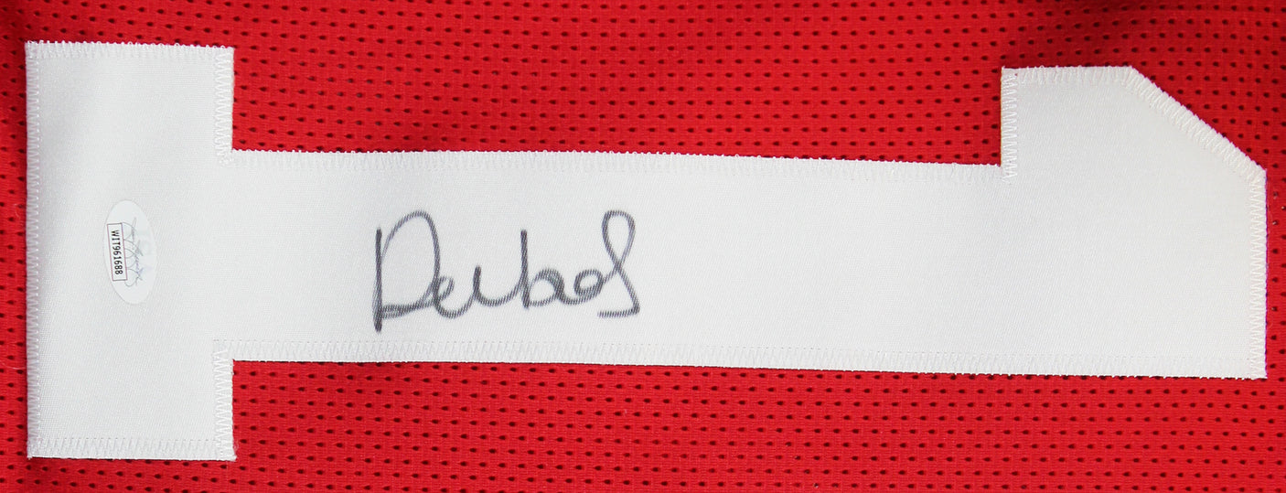 Deebo Samuel Authentic Signed Red Pro Style Jersey Autographed JSA