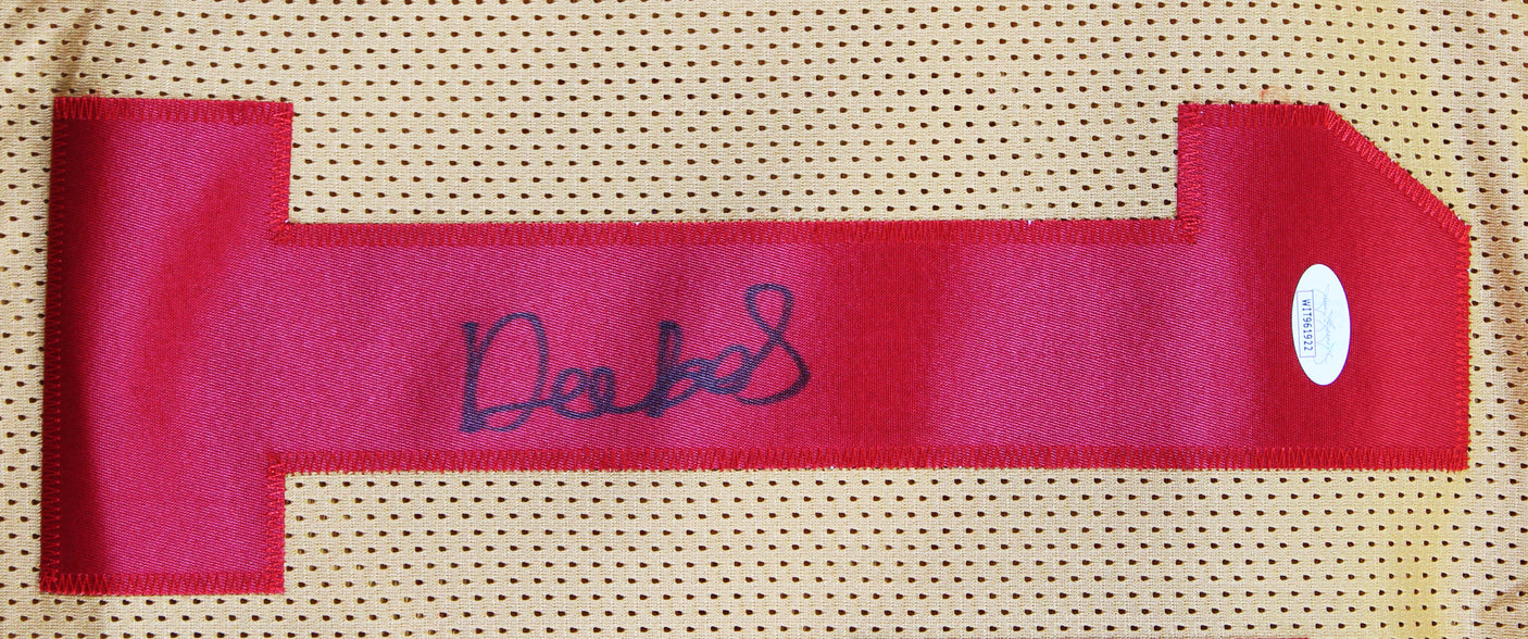 Deebo Samuel Authentic Signed Gold Pro Style Jersey Autographed JSA Witness