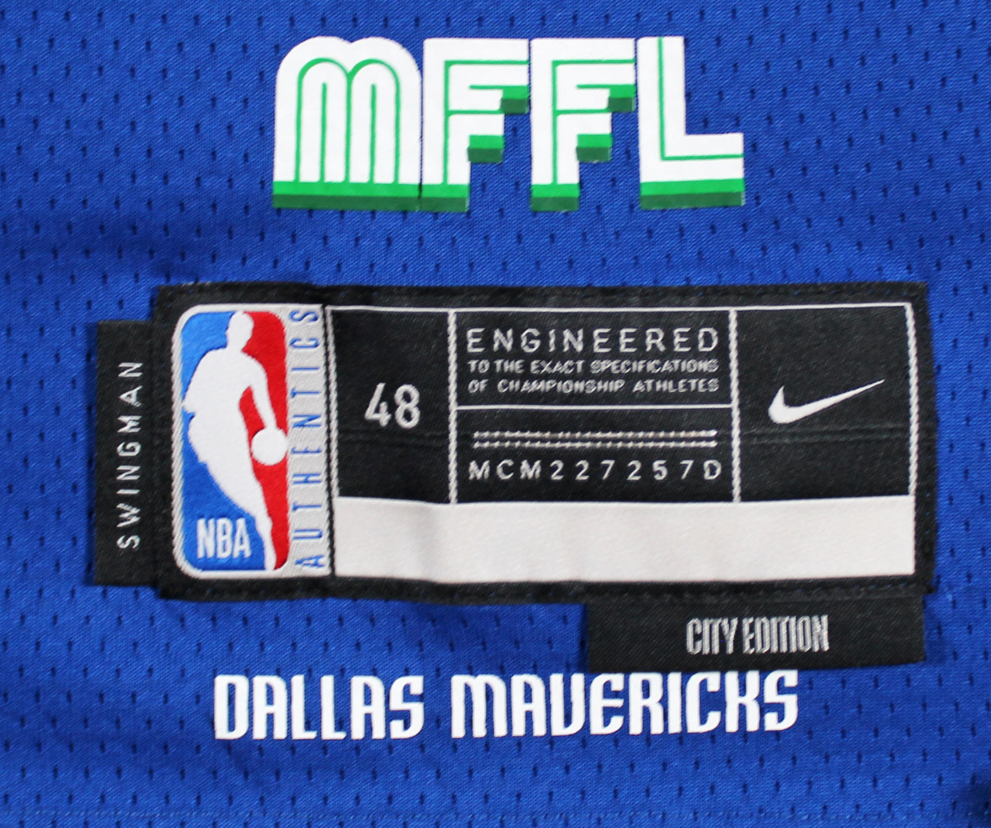 Mavericks Luka Doncic Signed Blue Nike Swingman City Edition Jersey JSA #BB55722