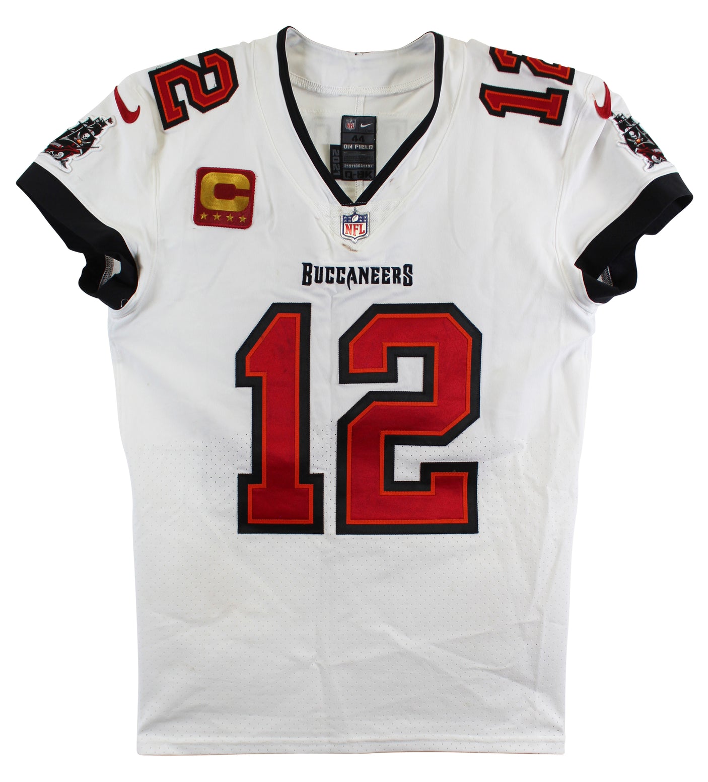 Buccaneers Tom Brady Signed 2022 White Nike Game Worn Jersey BAS & Photo Matched