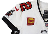 Buccaneers Tom Brady Signed 2022 White Nike Game Worn Jersey BAS & Photo Matched