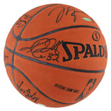 1992 Dream Team (12) Jordan, Johnson, Bird, Barkley Signed Basketball BAS COA 1