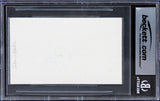 James Brolin The Amityville Horror Signed 3x5 Index Card Autographed BAS Slabbed