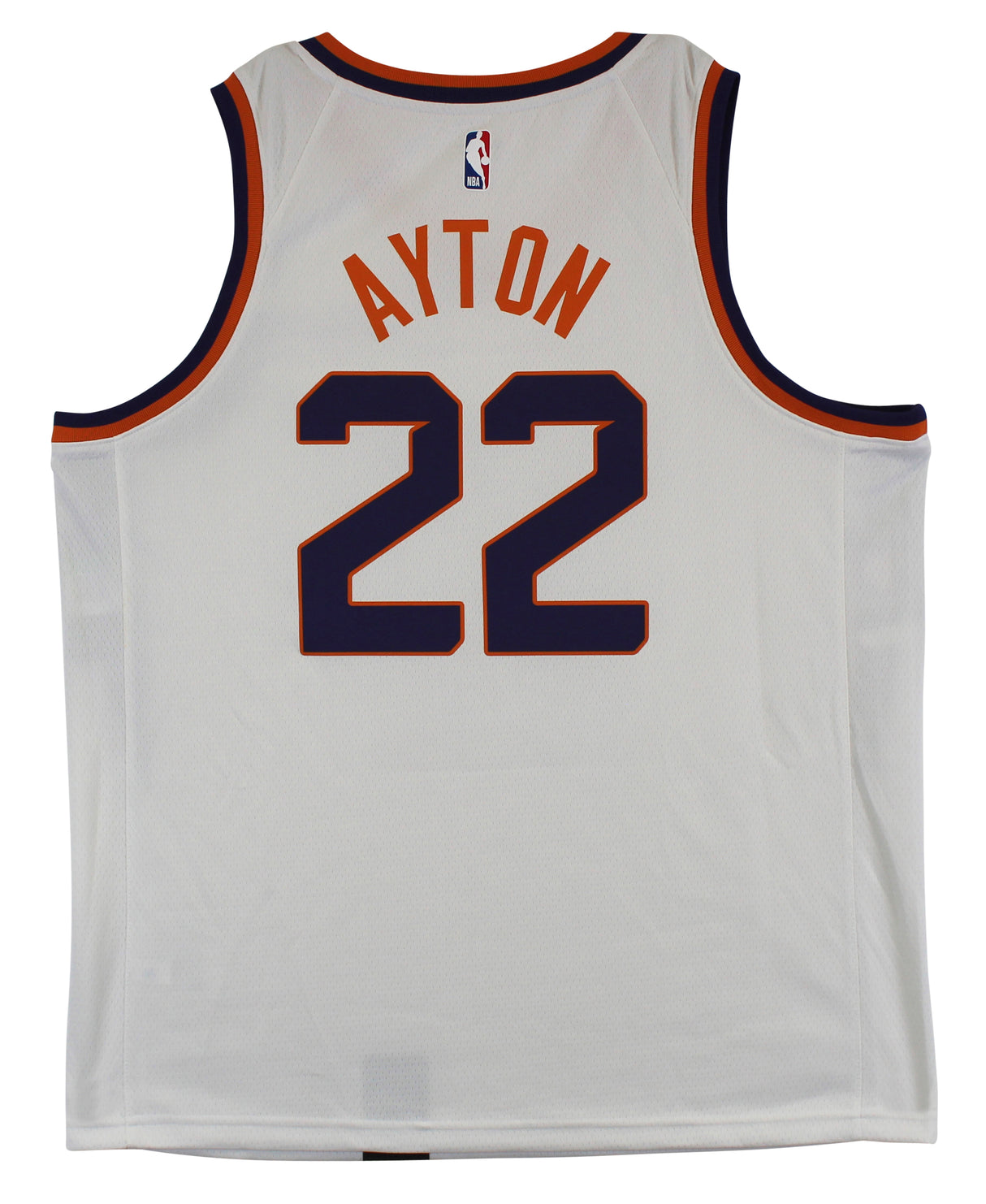 Suns DeAndre Ayton White Nike Swingman Size 52 Jersey Un-signed