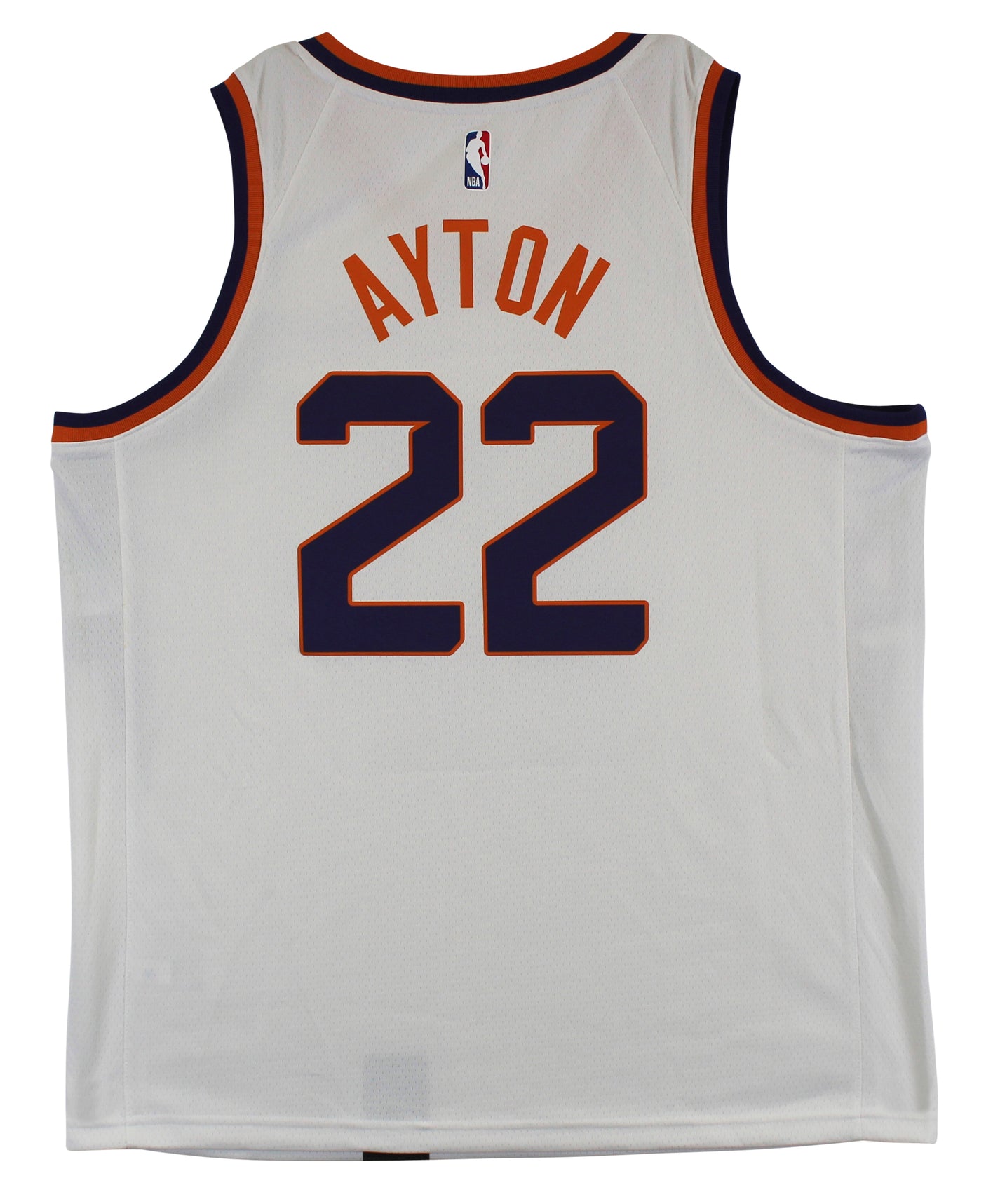 Suns DeAndre Ayton White Nike Swingman Size 52 Jersey Un-signed