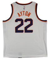 Suns DeAndre Ayton White Nike Swingman Size 52 Jersey Un-signed