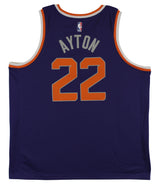 Suns DeAndre Ayton Purple Nike Swingman Size 56 Jersey Un-signed