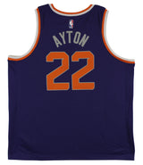 Suns DeAndre Ayton Purple Nike Swingman Size 56 Jersey Un-signed