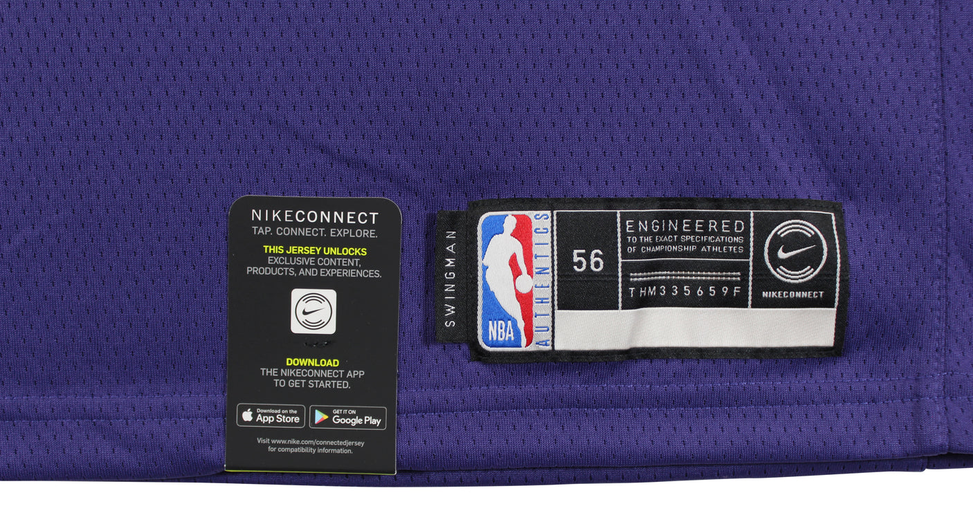 Suns DeAndre Ayton Purple Nike Swingman Size 56 Jersey Un-signed