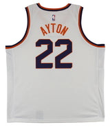 Suns DeAndre Ayton White Nike Swingman Size 56 Jersey Un-signed