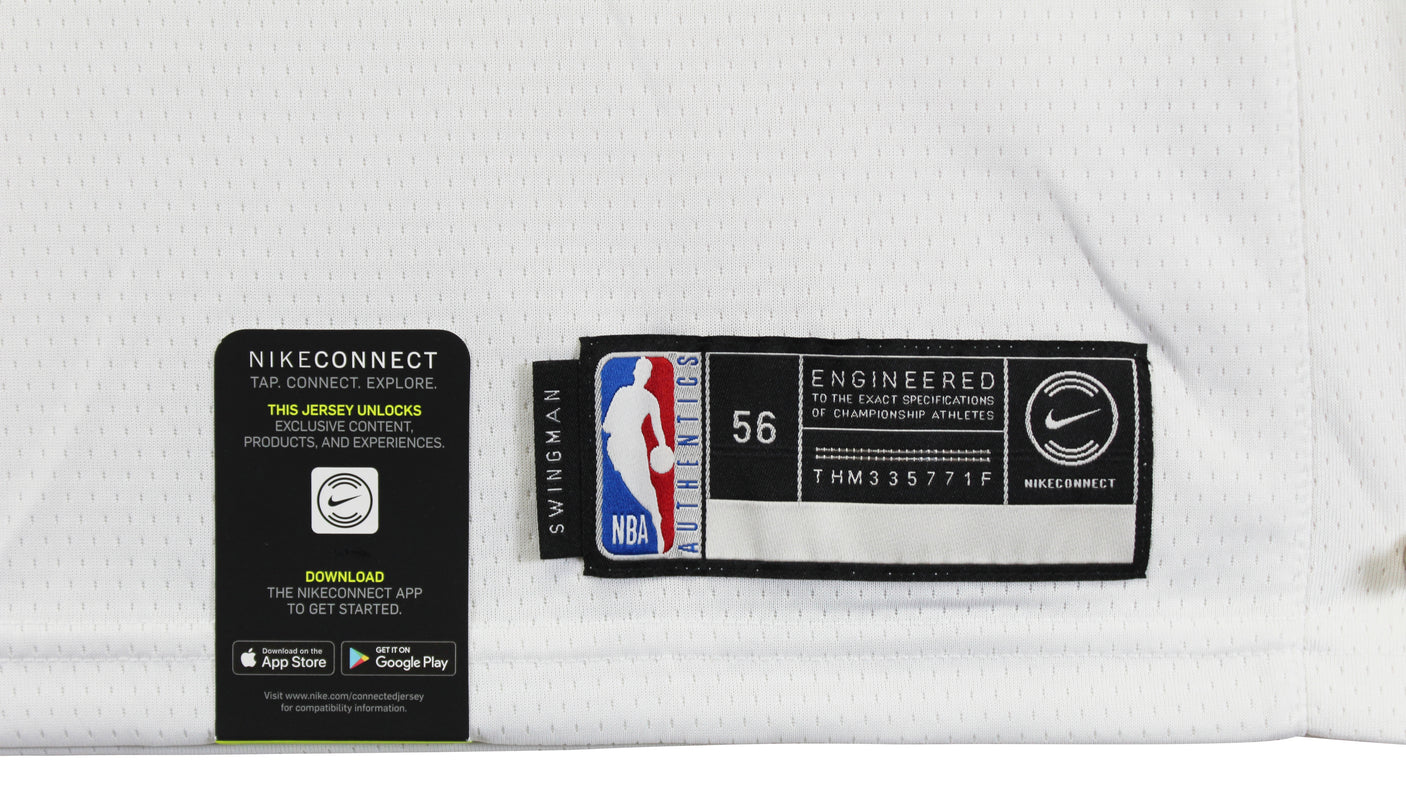 Suns DeAndre Ayton White Nike Swingman Size 56 Jersey Un-signed